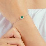 Green Mood 925 Sterling Silver Silver 4-piece Sets for Women