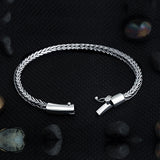 Compassionate Sterling Silver Bracelet for Men