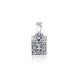 Silver Box Cross Pendant