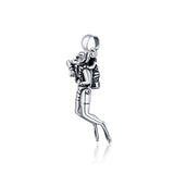 Scuba Divers Sterling Silver Pendant