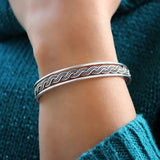 Latika 925 sterling Silver Kada for Women