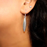 Long Marquise 925 Sterling Silver Dangler