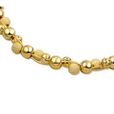 Indu Sterling Silver Bracelet in Gold Finish for Women