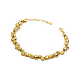 Indu Sterling Silver Bracelet in Gold Finish for Women