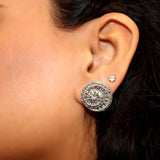 Swirly Glam 925 Sterling Silver Studs for Women
