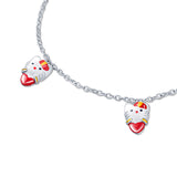 My Love Kitty Sterling Silver Bracelet for Babies