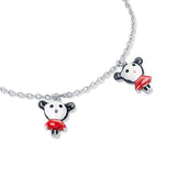 Rocking Mickie Sterling Silver Bracelet for Babies