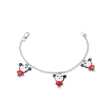 Rocking Mickie Sterling Silver Bracelet for Babies