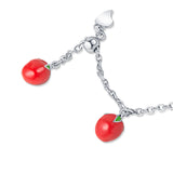 Lal Tamatar Charms Sterling Silver Bracelet for Babies