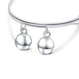 Lovey Dovey Bells Sterling Silver Baby Kada