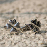 Silver Clover Cufflink