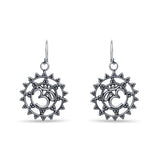 Om Swara Sterling Silver Danglers for Women