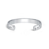Cross 925 Sterling Silver Kada for Men