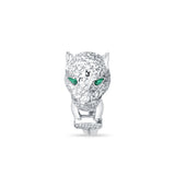 Silver Jaguar Sterling Silver 2-piece Set for Women