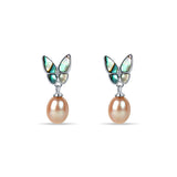 Black Butterfly 925 Sterling Silver 3-piece Sets for Women