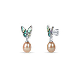 Black Butterfly 925 Sterling Silver 3-piece Sets for Women