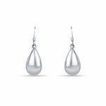 925 Sterling silverDangler features a drop shape hanging from a fish hook.