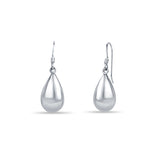 925 Sterling silverDangler features a drop shape hanging from a fish hook.