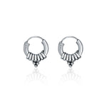 Looking for the perfect minimal bali for everyday wear? Look no further than Zia 925 Sterling Silver Bali! Made from high-quality, 925 sterling silver with an oxidised finish, this bali is not only beautiful but also durable for everyday wear. Elevate your style with Zia.