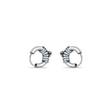 Looking for the perfect minimal bali for everyday wear? Look no further than Zia 925 Sterling Silver Bali! Made from high-quality, 925 sterling silver with an oxidised finish, this bali is not only beautiful but also durable for everyday wear. Elevate your style with Zia.