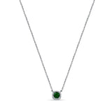 Green Mood 925 Sterling Silver Silver 4-piece Sets for Women