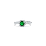 Green Mood 925 Sterling Silver Silver 4-piece Sets for Women