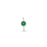 Green Mood 925 Sterling Silver Silver 4-piece Sets for Women