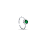 Green Mood 925 Sterling Silver Silver 4-piece Sets for Women