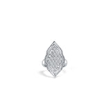 Pranshi Silver Ring for Women with Zirconia