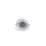 Kusum Surbhi Ring for Women - White Enamel