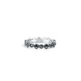 Noori Sterling Silver Ring for Women - Marcasite