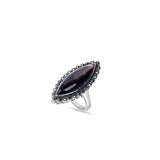 Madno Ring for Women - Mother of Pearl - Black