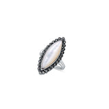 Madno Ring for Women - Mother of Pearl - White