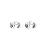 Pallavi Sterling Silver Toe Rings for Women with Marcasite