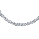 Prakriti Sterling Silver Tennis Bracelet for Women with Zirconia