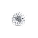White Blossom 3 Piece Silver Set for Women
