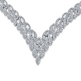 Simmery Petals Sterling silver Sets for women with zirconias