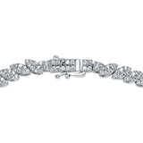 Simmery Petals Sterling silver Sets for women with zirconias