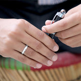 Classic Band For Men in 925 Sterling Silver