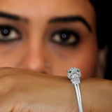 Silver Jaguar Kada for Women