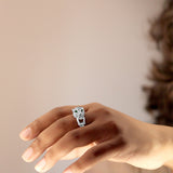 Silver Jaguar Sterling Silver 2-piece Set for Women