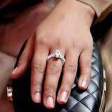 IsaBella Silver Cocktail Ring for Women