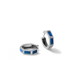 Hexa-Affair Sterling Silver Hoops for women