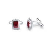 Majestic Bloom 925 Sterling Silver Cufflinks for Men