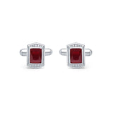 Majestic Bloom 925 Sterling Silver Cufflinks for Men