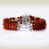 Lucky Rudraksh 925 sterling silver Bracelet for men