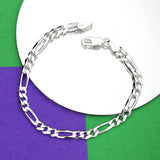 Linked Soul 925 Sterling silver Bracelet for Men