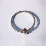 Trishul Damru 925 Sterling Silver Kada for Men