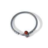 Trishul Damru 925 Sterling Silver Kada for Men