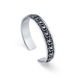 Karka 925 Sterling Silver Cuff Kada for men- small